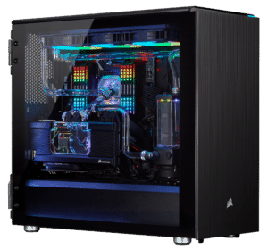 corsair hydro x water cooling pc 4