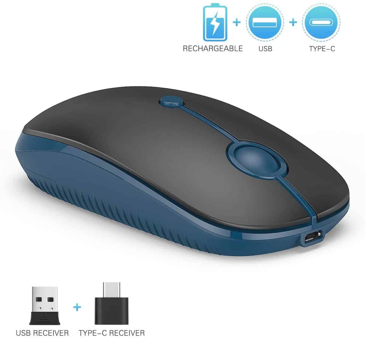 61 Vssoplor Dual Mode Wireless Mouse