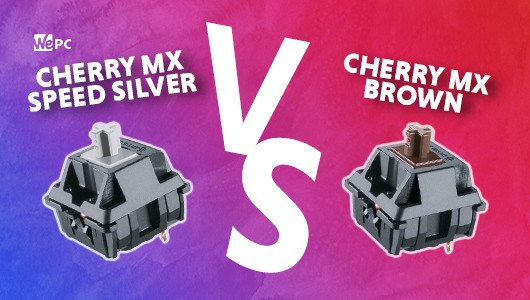 WePC CHERRY MX SPEED SILVER VS CHERRY MX BROWN