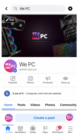 WePC Social FB