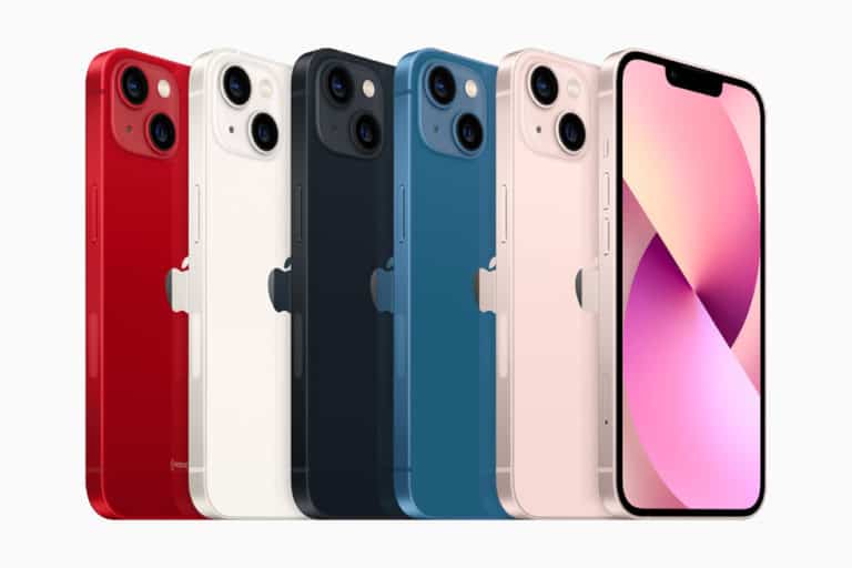 apple iphone 13 mini colours