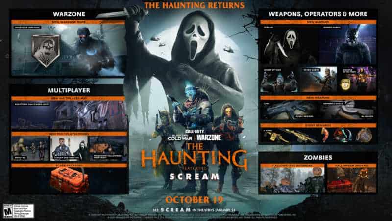 the haunting challenges scare packages call of duty