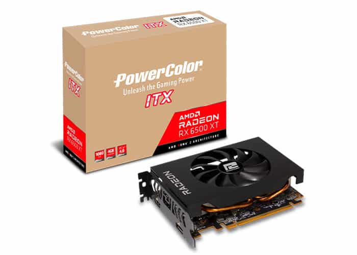 PowerColor AMD Radeon RX 6500 XT ITX