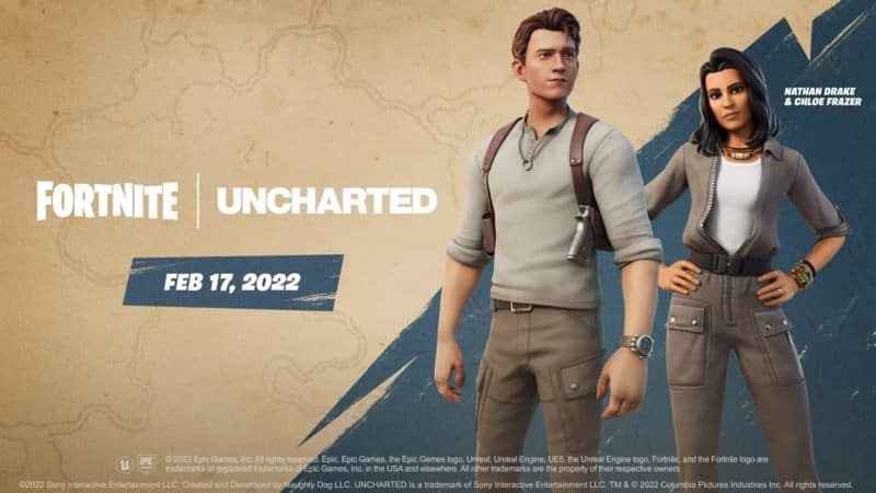 Uncharted Fortnite update patch notes 19.30