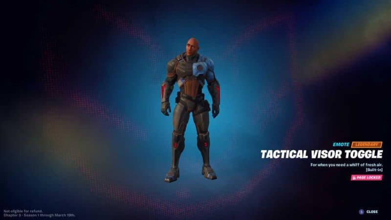 when is the rock coming to fortnite