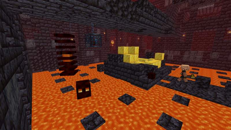 Minecraft Bastion Remnant Treasure Room