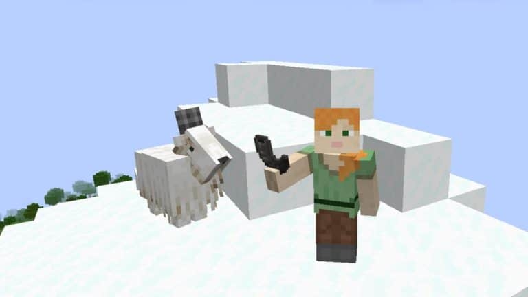 Minecraft snapshot 22w17a Goat Horn